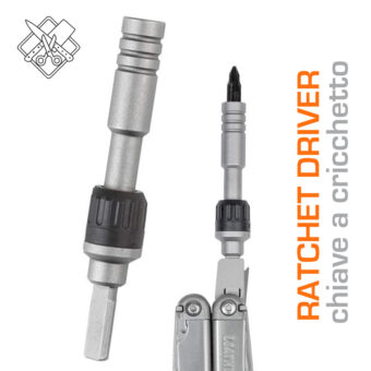 Leatherman RATCHET DRIVER (chiave a cricchetto) accessorio pinza multiuso