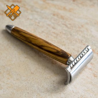 FATIP Rasoio Zebrano Wood testina Gentile