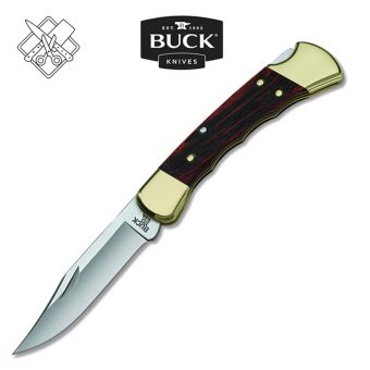 Coltello Buck Folding Hunter 110 Finger Grooved